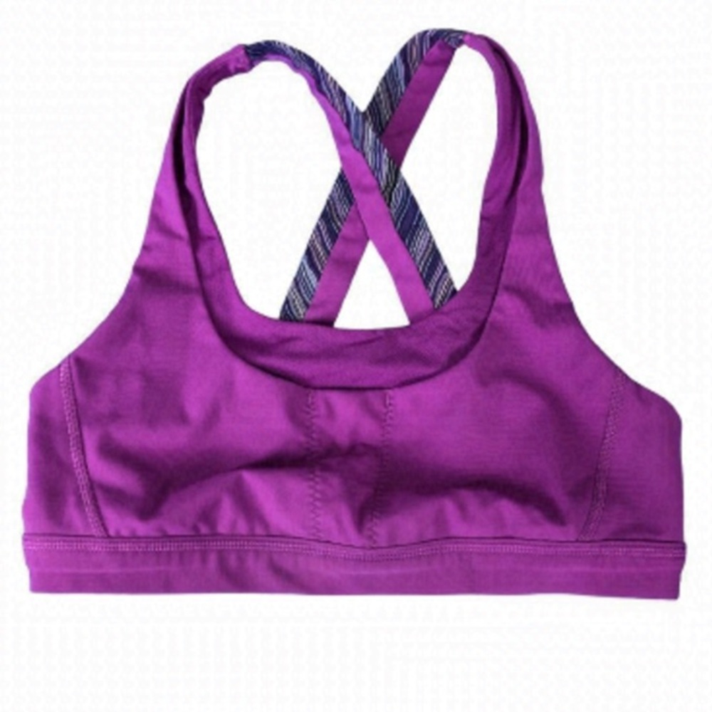 Lululemon Purple Stash n Run Sports Bra size 8